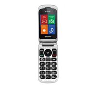 Brondi STONEPIUBIANCO Cellulaire Flip Qb 2.4 Dual SIM BT 1.3MP LED Blanc