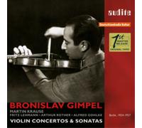 Bronislav Gimpel – Joue Sibelius, Schubert, Mendelssohn, Tartini : Concertos et Sonates – NAXOS