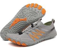 Bronoir Barefoot Shoes, Bronoir Air Barefoot Shoes, Minimalist Running Cross Training Shoe, Men Women Trail Running Shoe (Color : Gray, Size : 10.5 Women/9 Men)