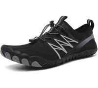 Bronoir Barefoot Shoes, Bronoir Air Barefoot Shoes, Minimalist Running Cross Training Shoe, Men Women Trail Running Shoe (Color : Black, Size : 10 Women/8 Men)