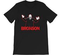 Bronson Photo Tom Hardy Movie Fight Boxing Funny Drama Horror London Gifts Funny Mens Men Women Girls Unisex Tshirt Black L