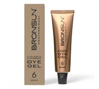 BRONSUN® Teinture Gel Extra-Résistante pour Cils et Sourcils | Effet Henné | Colore la Peau et les Poils jusqu’à 7 Semaines | Formule Sans Ammoniaque | Marron №6 - 15 ml