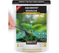 Bronte Heritage AquaBoost Granulés de rétention d'eau 50 g - Réduit la fréquence d'arrosage, prévient le stress de la sécheresse des plantes et favorise une croissance plus forte des racines pour