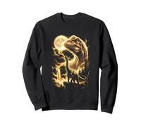 Brontosaure Dino Hurlant à la Lune Meme Sweatshirt