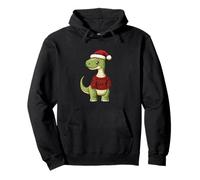 Brontosaure Dinosaure de Noël Mignon | Vacances de Noël Sweat à Capuche