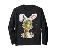 Brontosaure Dinosaure Œufs de Lapin de Pâques Oreilles de Lapin Manche Longue