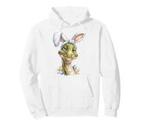 Brontosaure Dinosaure Œufs de Lapin de Pâques Oreilles de Lapin Sweat à Capuche