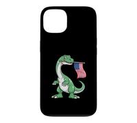 Brontosaure Drapeau USA Enfants 4 Juillet Dinosaure Amérique Coque pour iPhone 13