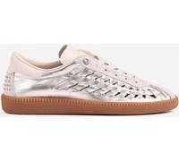 Bronx Bronx Silver Bobbie Woven Trainers