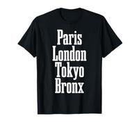 Bronx Paris Londres Tokyo NY NYC Pride New York City Drôle T-Shirt