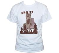 Bronx T Shirt- Retro Punk Rock Indie Hipster Band Men's Women's Tee White