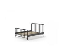 Bronxx lit noir mat 160x200cm