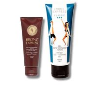 Bronz’Express | Made in France | Gel Auto-Bronzant Teinté Visage | Nouveau Design | Hâle Naturel Instantané | Texture Non Grasse & Hydratante | 75 ml