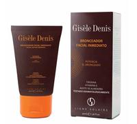 GISÈLE DENIS - Lotion bronzante instantanée pour le visage 40 ml, Crème bronzante, Accélérateur de bronzage, pour le visage, Lait solaire à l'extrait de carotte, Intensificateur et Booster