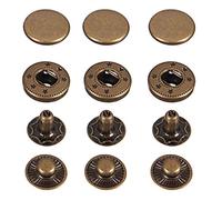 Bronze 15mm S Spring Goujons Press 4 Partie, léger et durable, attaches métalliques pour accrochage vestes, jeans, artisanat en cuir, sangles et projets couture, réparation de vêtements, 100pcs