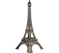 Bronze Argile Paris Tour Eiffel Statue Modèle Vintage Alliage Décor 25CM