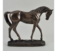 Bronze Statue Cheval de dressage par D