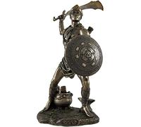 Bronzed Oggun God of War, Iron and Hunting Statue by Things2Die4