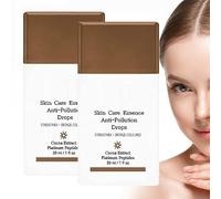 Bronzer Drops - 30ml Bronzing Drops for Face, Fake Tan Peptide Serums Liquid Bronzer Cream, Antioxidants & Hydratant Liquid Bronzy Cream for Skin Care (2PCS)