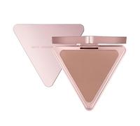 Bronzer Mat - Poudre Bronzante Visage,Forme Triangulaire Palette Fond De Teint Effet Mat Pour Visage