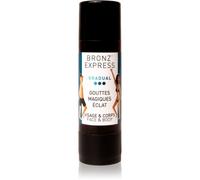 BRONZ'EXPRESS | Gouttes Auto-Bronzantes Eclat 30 ml | Autobronzant Visage et Corps Personnalisable | Effet Sur Mesure | Marque Iconique Familiale Française Depuis 1960