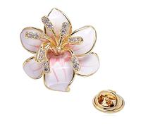Brooch Alloy Cherry Blossom Shape brooches Buckle for Grace Collar Clips * 1.9cm Shawl Lapel pin Made in China