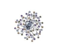 Brooch Pin for Women Flower Shape Brooch Clothing Matching Pins Brooches Women's Accessories Wedding Birthday Gifts for Elders Brooch (B)