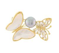 brooches Alloy Butterfly Shape Brooch Female Corsage Lapel Jewelry breastpins for Shirt v-Neck * 2.5cm Collar pin Made in China