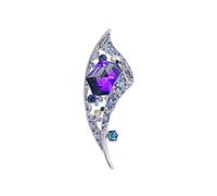 Brooches Pin Elegant Unique Brooch Lapel Scarf Clothing Corsage Crystal Corsage Accessories Ladies Birthday Wedding Prom Valentines Decorative Brooch (B)