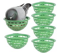 Brooding Lot de 6 récipients à plumes pour enclos d'accouplement de plumage | Fournitures pour petits perroquets, perruches, oiseaux chanteurs, volailles, volailles, compagnons