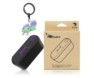 Brook AR Mate Auto Catcher avec Porte-clés - Accessoire de Jeu AR pour Pokémon GO, Monster Hunter Now & Pikmin Bloom | Capture et Rotation Automatiques, Smart Roam, Contrôle via Application