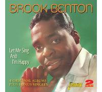 BROOK BENTON - LET ME SING & I'M HAPPY 2 CD NEUF