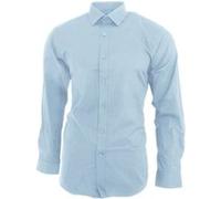 Brook Taverner Pisa - Chemise coupe cintrée - Homme (43 cm) (Bleu ciel) - UTPC2637 Bleu Ciel
