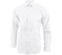 Brook Taverner Pisa - Chemise coupe cintrée - Homme (46 cm) (Blanc) - UTPC2637 Blanc