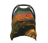 Brook Trout Housse de siège de voiture pour bébé - Multi-usage - Respirant - Pour maman - Pour poussette - Cadeau de fête prénatale