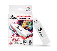 Brook Wingman FM00011166 FGC Fighting Stick pour PS5/PS4/PC (X-Input) Blanc et Rouge