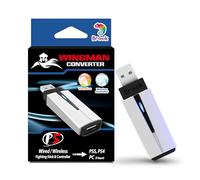 Brook Wingman P5 - P5, P4, Convertisseur de manette de jeu PC | Prend en charge les manettes sans fil et filaires | Vibration et détection de mouvement à six axes | Turbo, macro et reprogrammation via