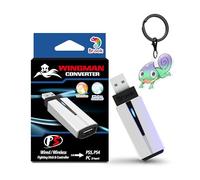 Brook Wingman P5 - PS5 PS4 Contrôleur PC convertisseur avec support sans fil et filaire Vibration Mouvement six axes Turbo Macro Remap via le logiciel Converter Center (version exclusive)