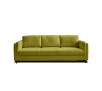 Brooke - canapé 3 places - convertible - en velours - Vert Olive Vert Olive