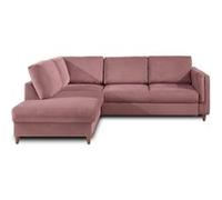 Lisa Design Brooke - canapé d'angle Gauche - Convertible - 5 Places - en Velours