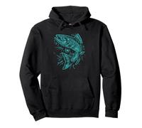 Brooke Trout Minimalist Artistic Fly Fishing Sweat à Capuche