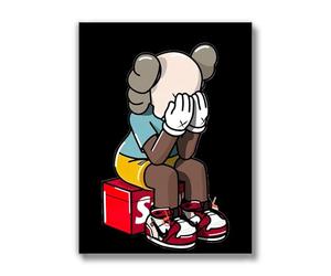 Brooke & Vine Hypebeast K - Poster décoratif de chambre (sans cadre, 30,5 x 40,6 cm) - Impression murale originale de Michael Jordan - Pour chambre à coucher, dortoir, bureau