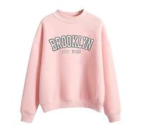 Brooklyb New York Sweatshirts et sweats à capuche solides mignons sans capuche vêtements col rond Brooklyn New York manches longues tendance tops drôles Workou Esthétique 2025 avec motifs automne