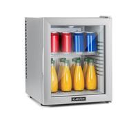 Mini réfrigérateur Klarstein Brooklyn 32 Silver - porte vitrée LED - 32L - froid statique