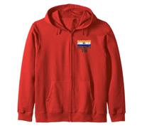 Brooklyn 718 Drapeau de Code régional NYC Borough Pride Grunge Sweat à Capuche