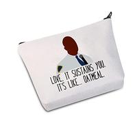 Brooklyn 99 Trousse de maquillage avec inscription « Your Love Sustains Me Like Oatmeal », Comme les flocons d'avoine B Eu
