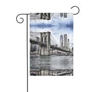 Brooklyn Bridge Drapeau de jardin décoratif