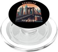 Brooklyn Bridge Retro New York PopSockets PopGrip pour MagSafe
