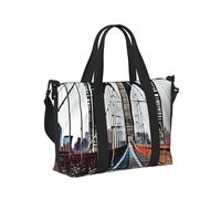 Brooklyn Bridge Sac à main de voyage portable pliable à bandoulière pour w nd, gym, vacances