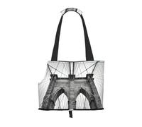 Brooklyn Bridge Sac de transport pour chiot et animal de compagnie Motif pont de Brooklyn